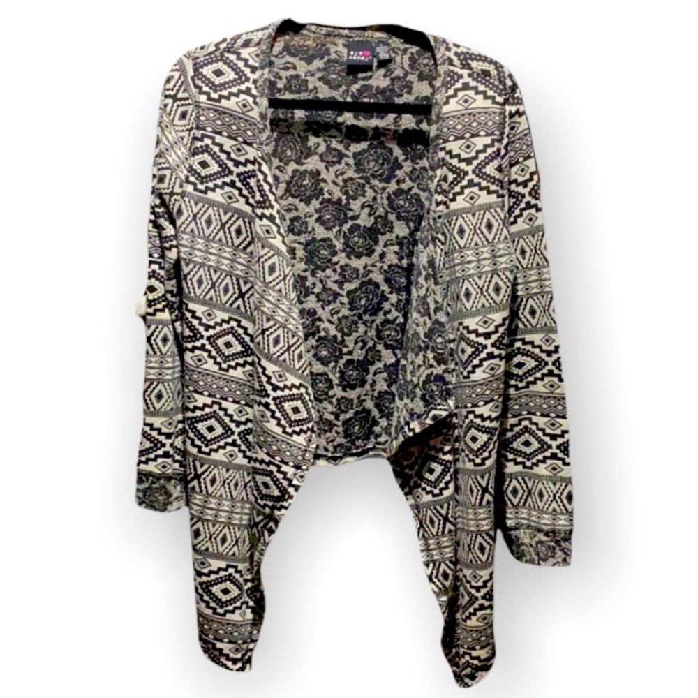 Tribal Print Cardigan
